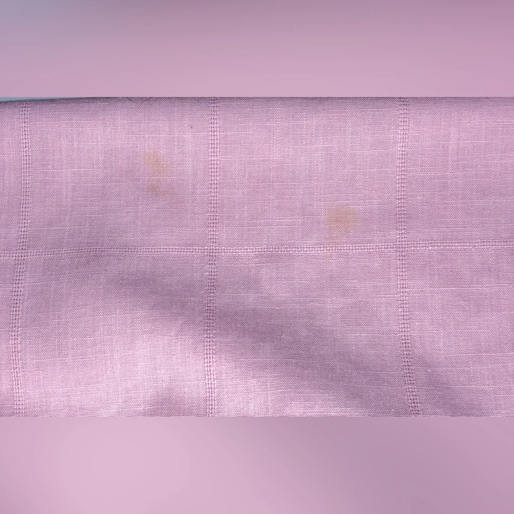 Vera Neumann Light Pink Pointelle Square Tablecloth Granny Cottage Core READ